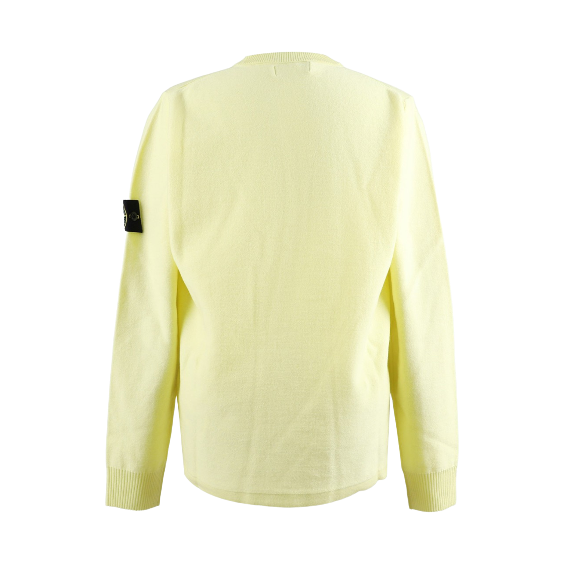 스톤 아일랜드 526A1 스트레치 울 크루넥 니트 레몬 - 22FW(Stone Island 526A1 Stretch Wool Crewneck Knit Lemon - 22FW) - 2