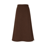 sayuu Wool Lounge Maxi Skirt Brown