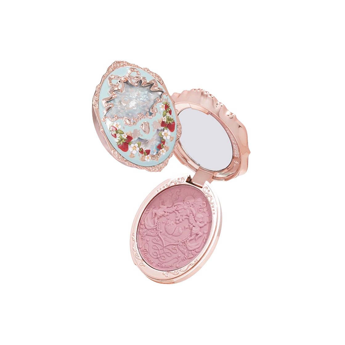 플라워노즈 스트로베리 로코코 컬렉션 엠보싱 블러셔 02 퓨어 리듬(Flower Knows Strawberry Rococo Embossed Blush 02 Pure Rhyme)