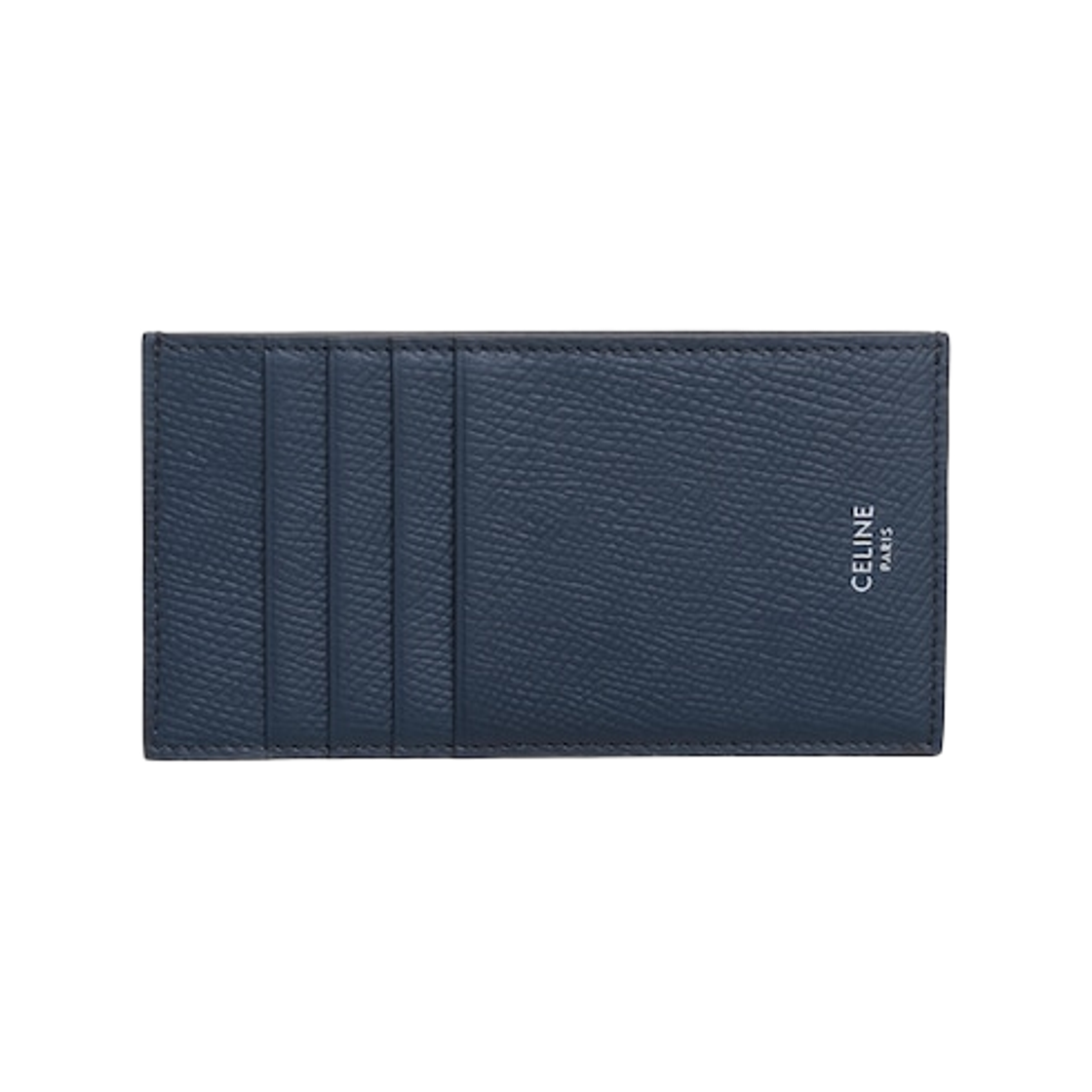 셀린느 그레인드 카프스킨 컴팩트 카드 홀더 네이비 블루(Celine Compact Card Holder in Grained Calfskin Navy Blue) - 1