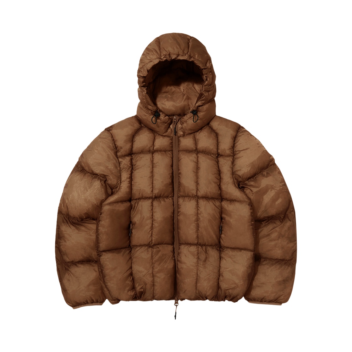 스웨이드 라이트 푸퍼 자켓 브라운(Suade Light Puffer Jacket Brown)