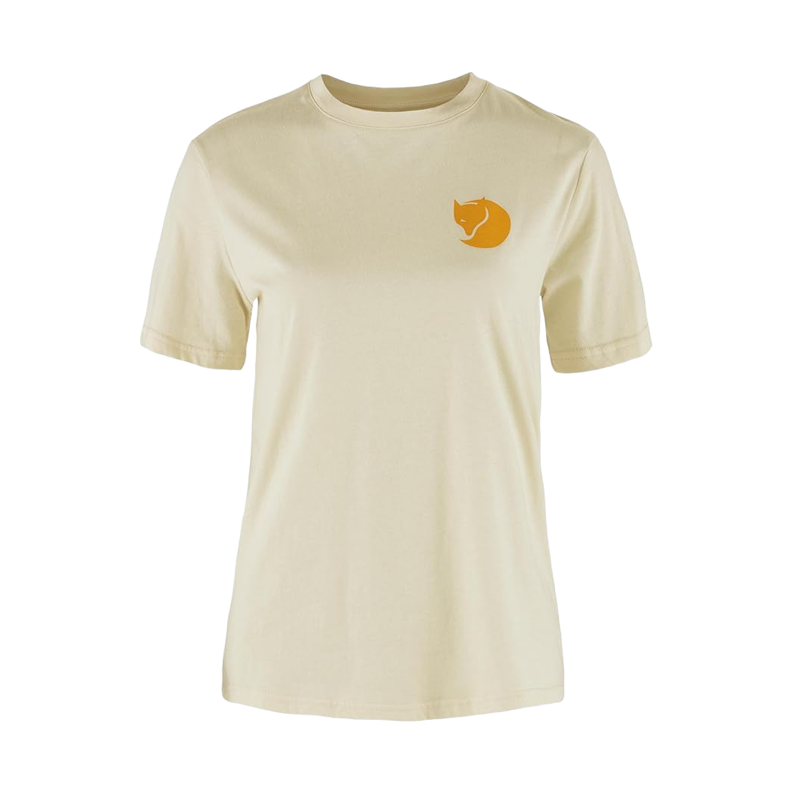 (W) 피엘라벤 워크 위드 네이쳐 티셔츠 초크 화이트((W) Fjallraven Walk with Nature T-Shirt Chalk White)
