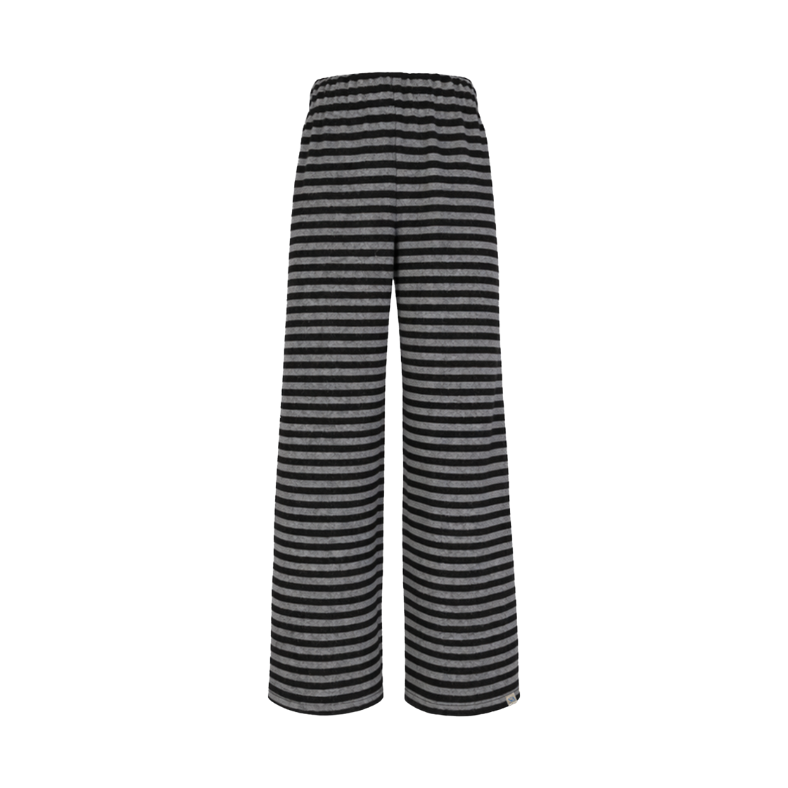 SA25206PTBK sayuu Brushed Banding Wide Pants Black