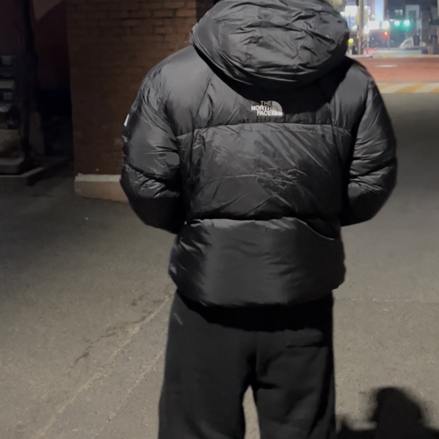 The North Face White Label Project Down Jacket RDS Black - 25FW 착용 스타일 - 2