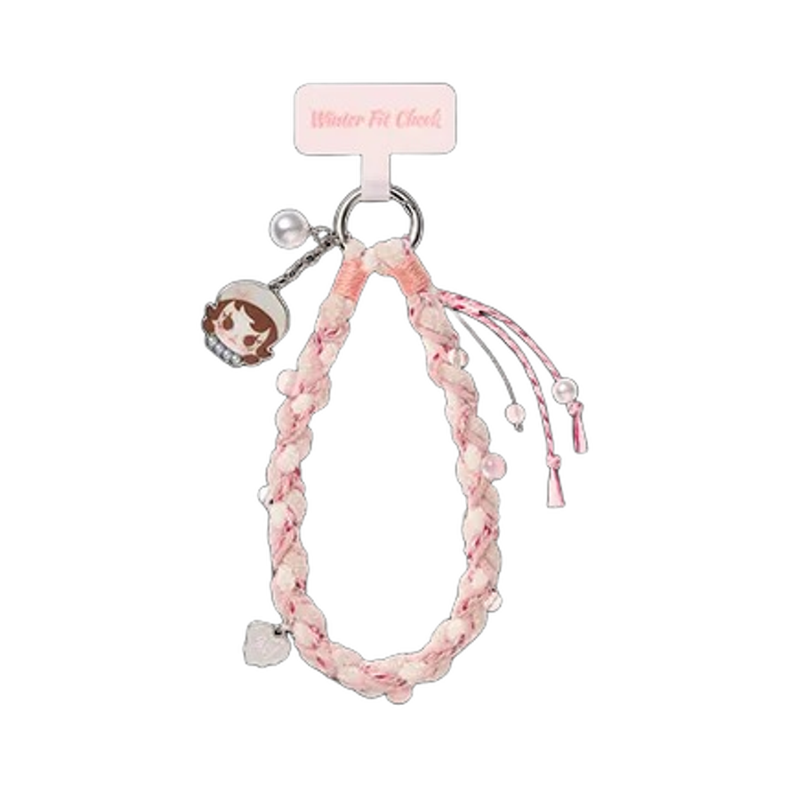 팝마트 베이비 몰리 윈터 핏 체크 시리즈 스트랩 로지 치크 (개봉 박스)(Pop Mart Baby Molly Winter Fit Check Series Lanyard Cute Rosy Cheek (Opened Case))