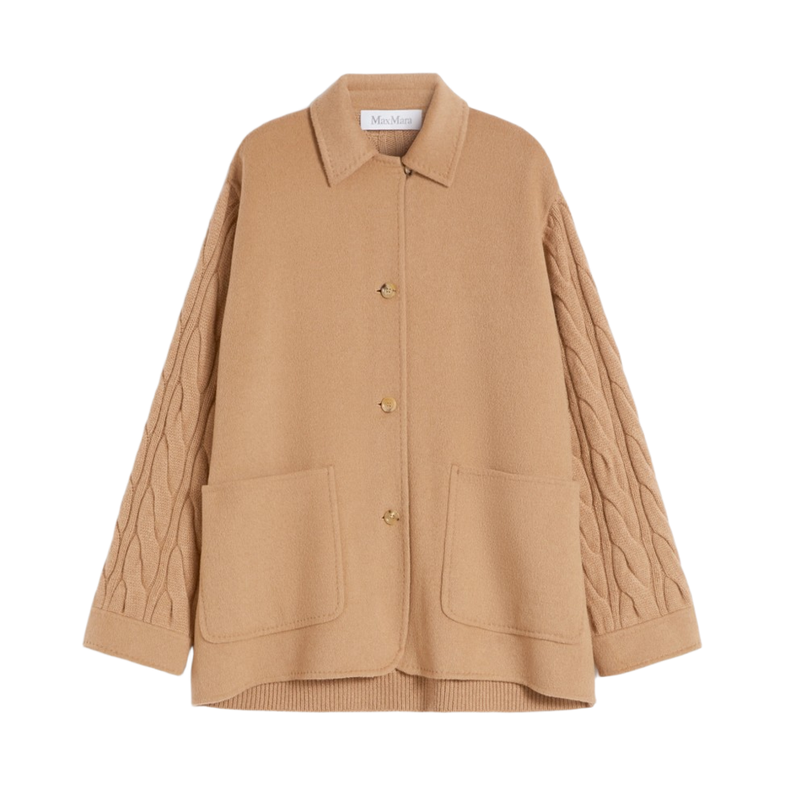 TACCO-001 (W) Max Mara Tacco Yarn Over Shirt Camel
