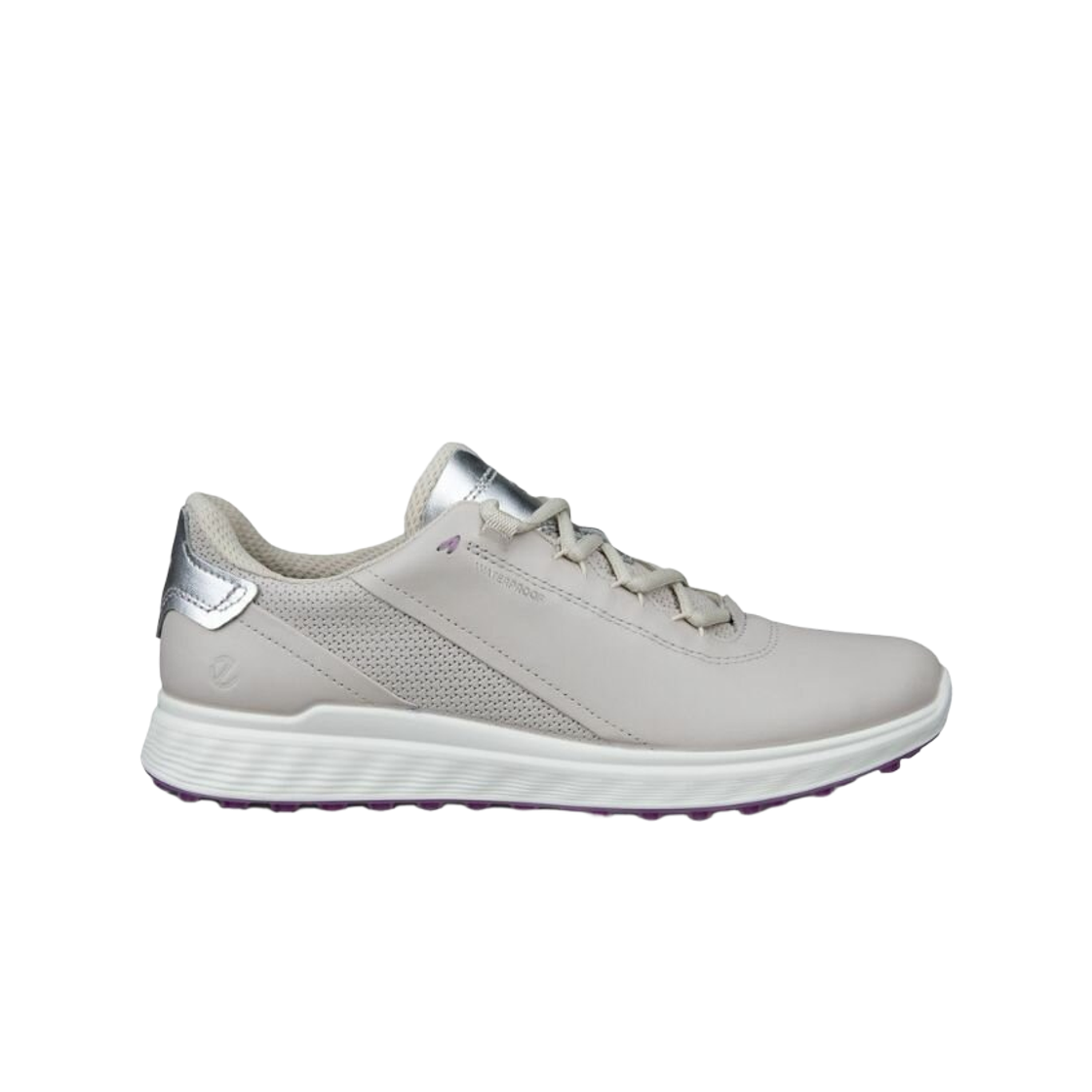 102813-50417 (W) Ecco Golf S-Casual Leather Waterproof Shoes Gray