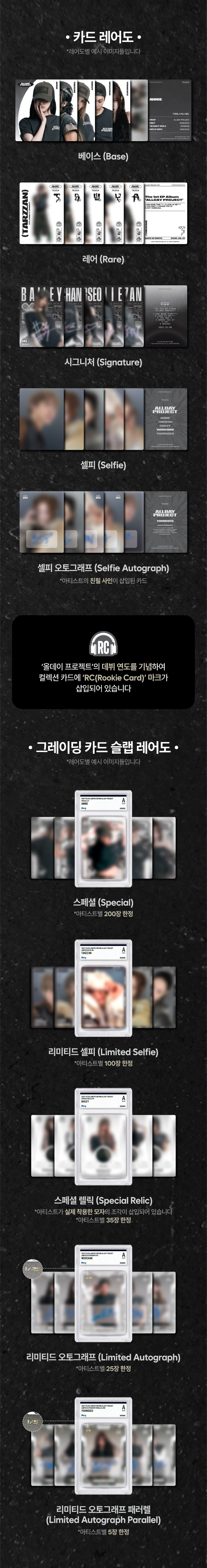 올데이 프로젝트 리미티드 에디션 세트 | TELECA | KREAM