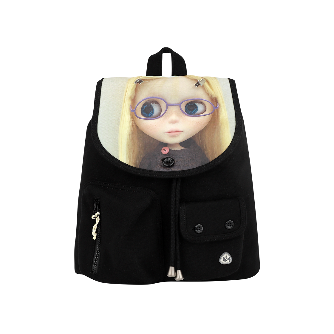 CY25FSACBP081 COYSEIO X BLYTHE Pigment-Dyed Backpack Black