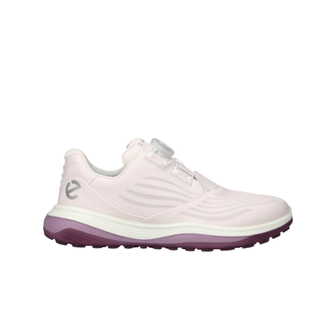 132763-01695 (W) Ecco Golf LT1 Hybrid Boa Leather Waterproof Shoes Pink