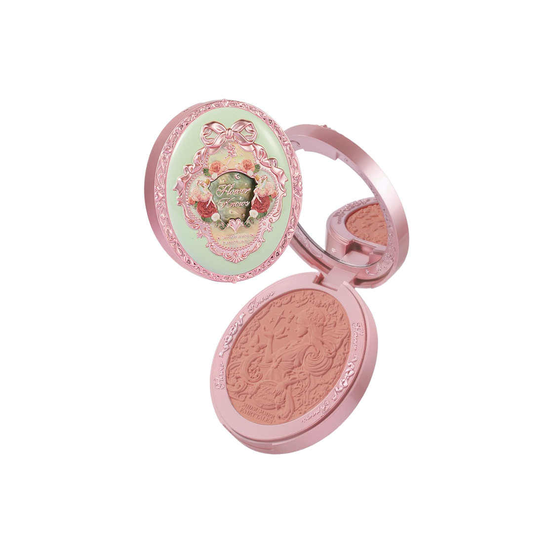 플라워노즈 미드썸머 페어리테일즈 벨벳 엠보싱 블러셔 05 벨리 릴리(Flower Knows Midsummer Fairytales Velvet Embossed Blush 05 Valley Lily) - 1