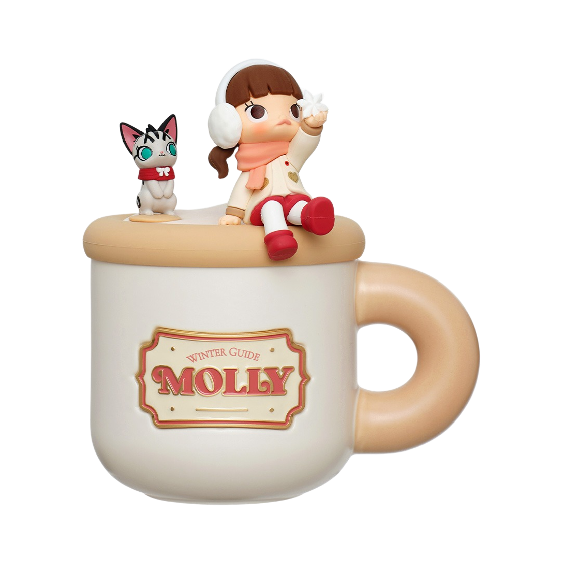 팝마트 베이비 몰리 윈터 핏 체크 시리즈 컵(Pop Mart Molly Winter Fit Check Series Cup) - 1