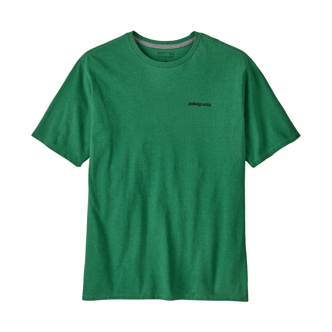 파타고니아 P-6 로고 리스폰시빌리 티셔츠 P-6 아웃라인 하트리프 그린(Patagonia P-6 Logo Responsibili T-Shirt P-6 Outline Heartleaf Green) - 2