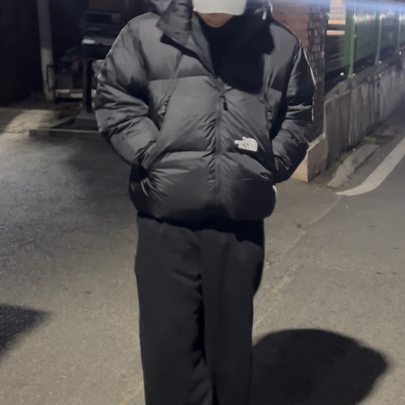 The North Face White Label Project Down Jacket RDS Black - 25FW 착용 스타일 - 1