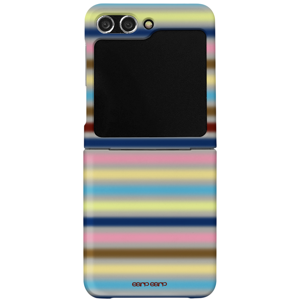 E2512_0038 earpearp Dusty Stripe Z Flip Hard Case