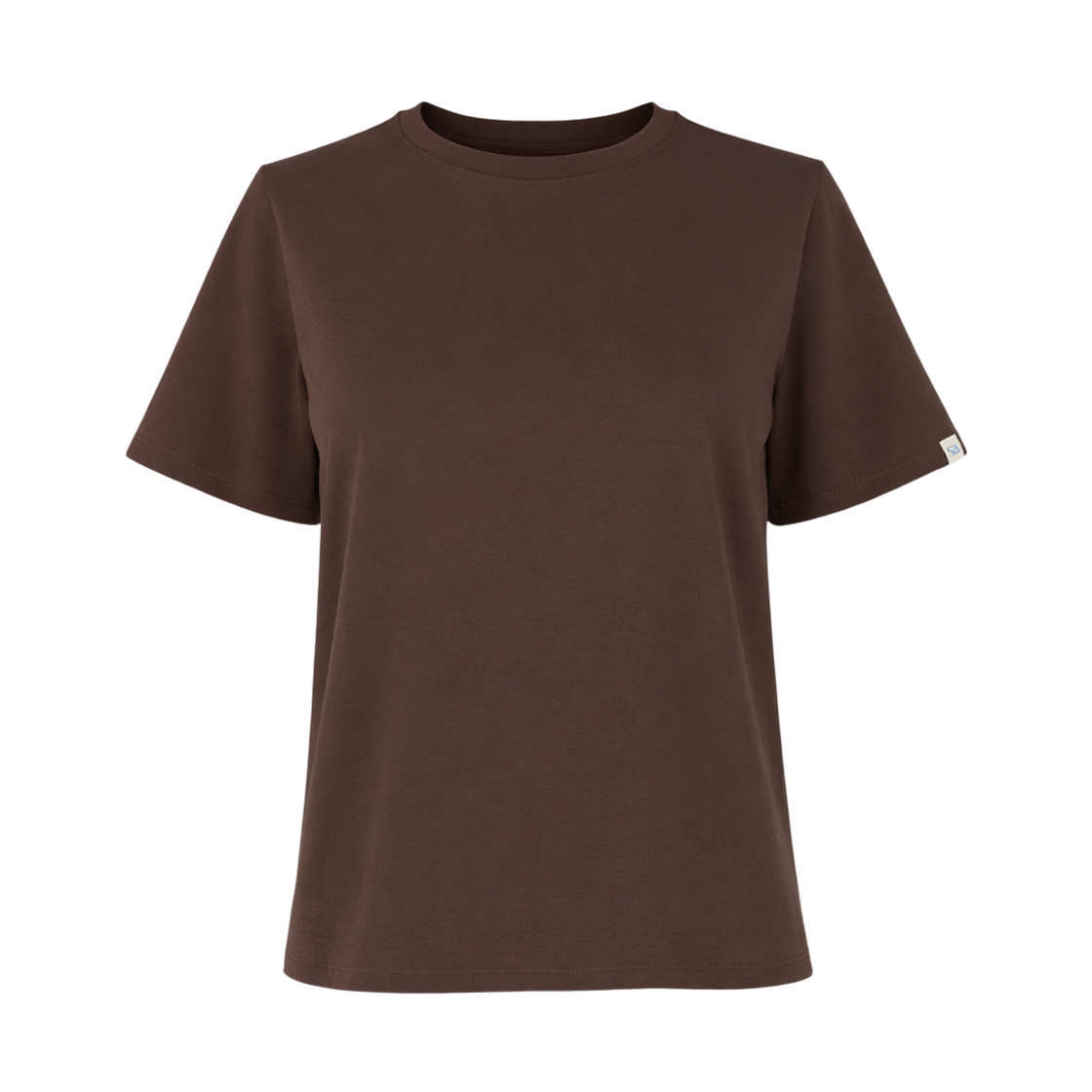 사유 베이직 텐션 반팔 티셔츠 브라운(sayuu Basic Stretch Short-Sleeve T-Shirt Brown)