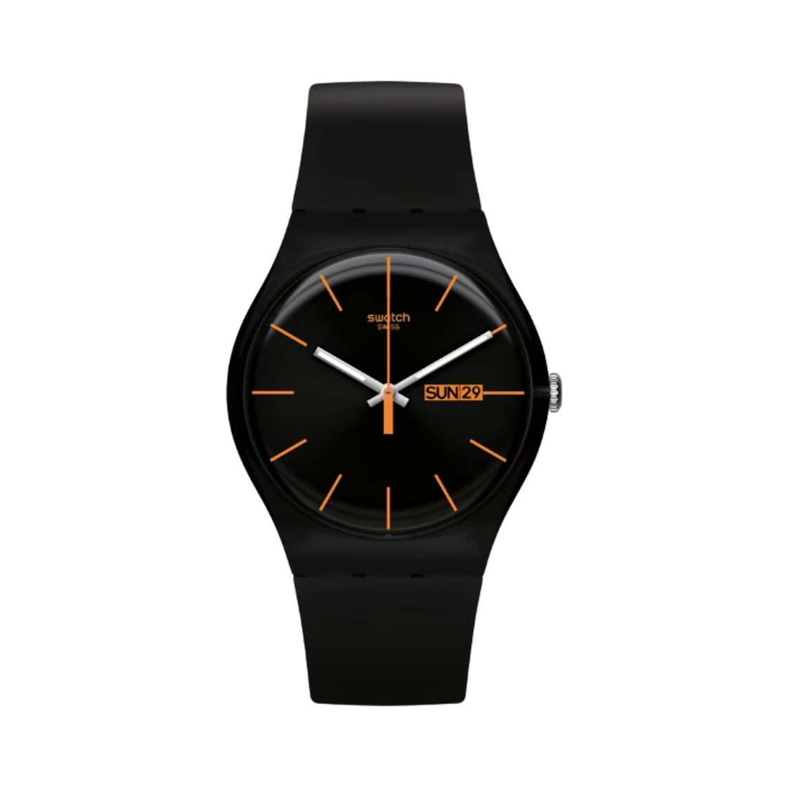 SUOB704 Swatch Dark Rebel 41mm Quartz Black