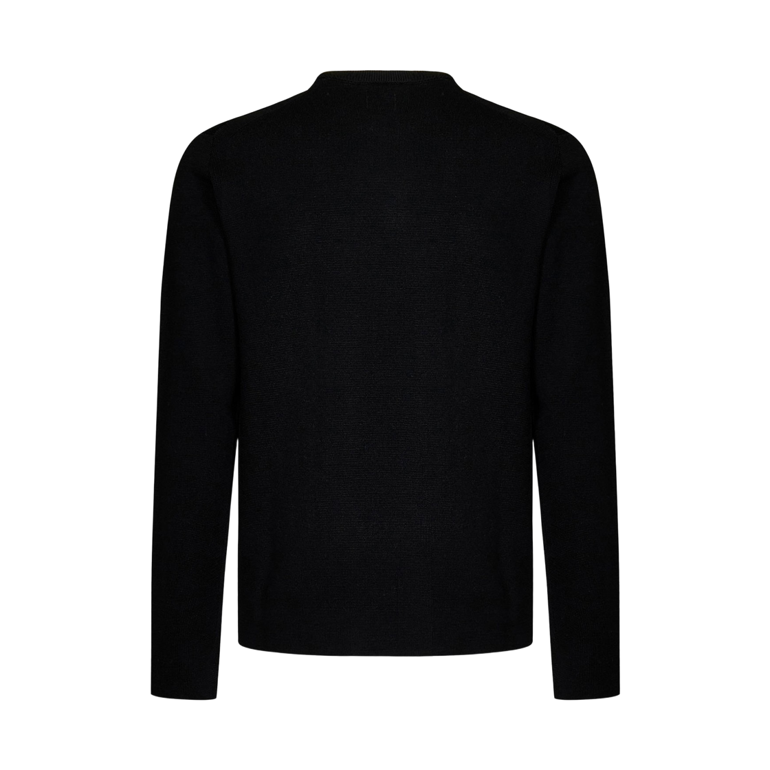 C.P. 컴퍼니 스퀘어 로고 패치 메트로폴리스 울 니트 블랙 - 22FW(C.P. Company Square Logo Patch Metropolis Wool Knit Black - 22FW) - 2
