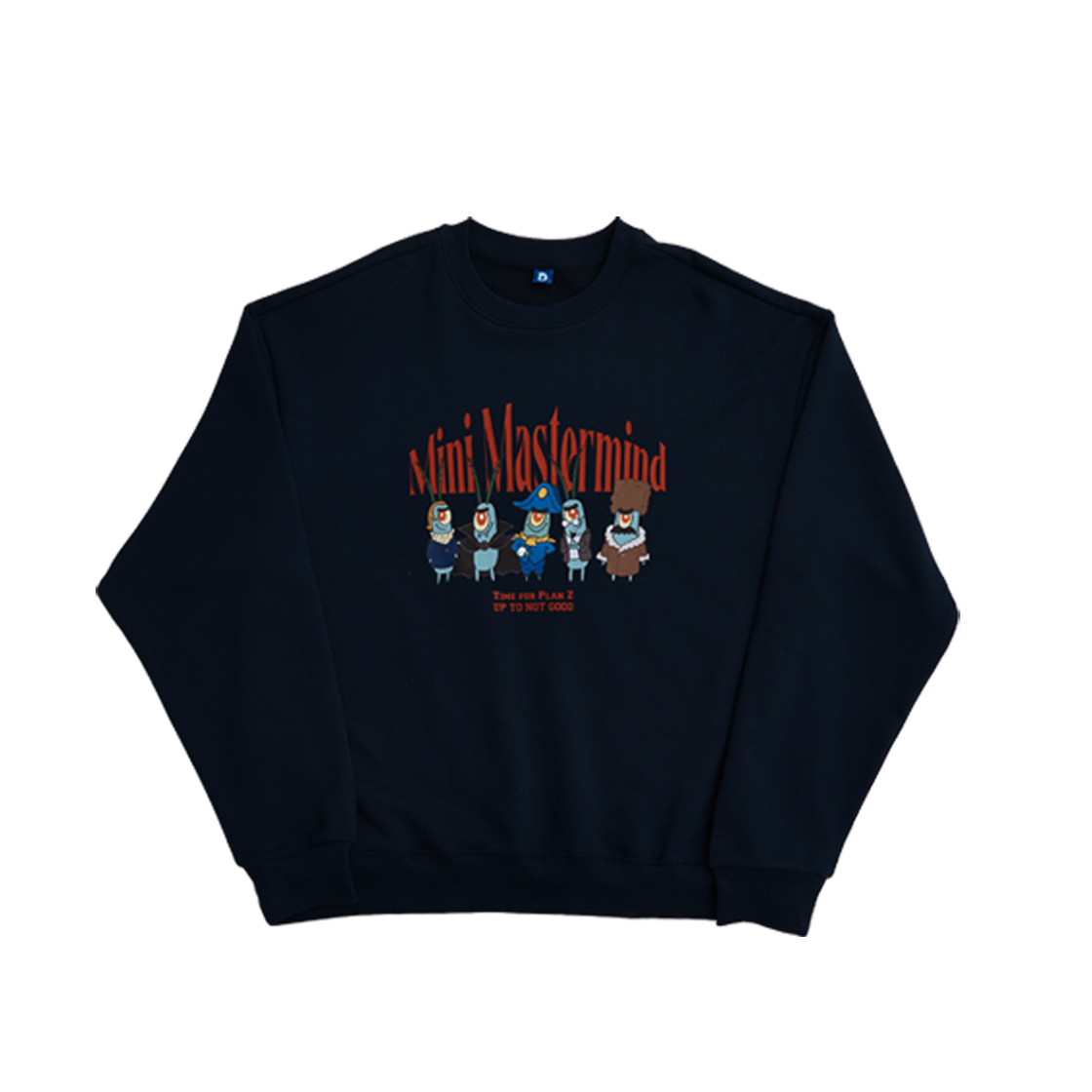 댄꼼마 x 스폰지밥 침략자 플랑크톤 2탄 스웨트셔츠(DANCOMMA x SpongeBob SquarePants Plankton the Invader Part 2 Sweatshirt)