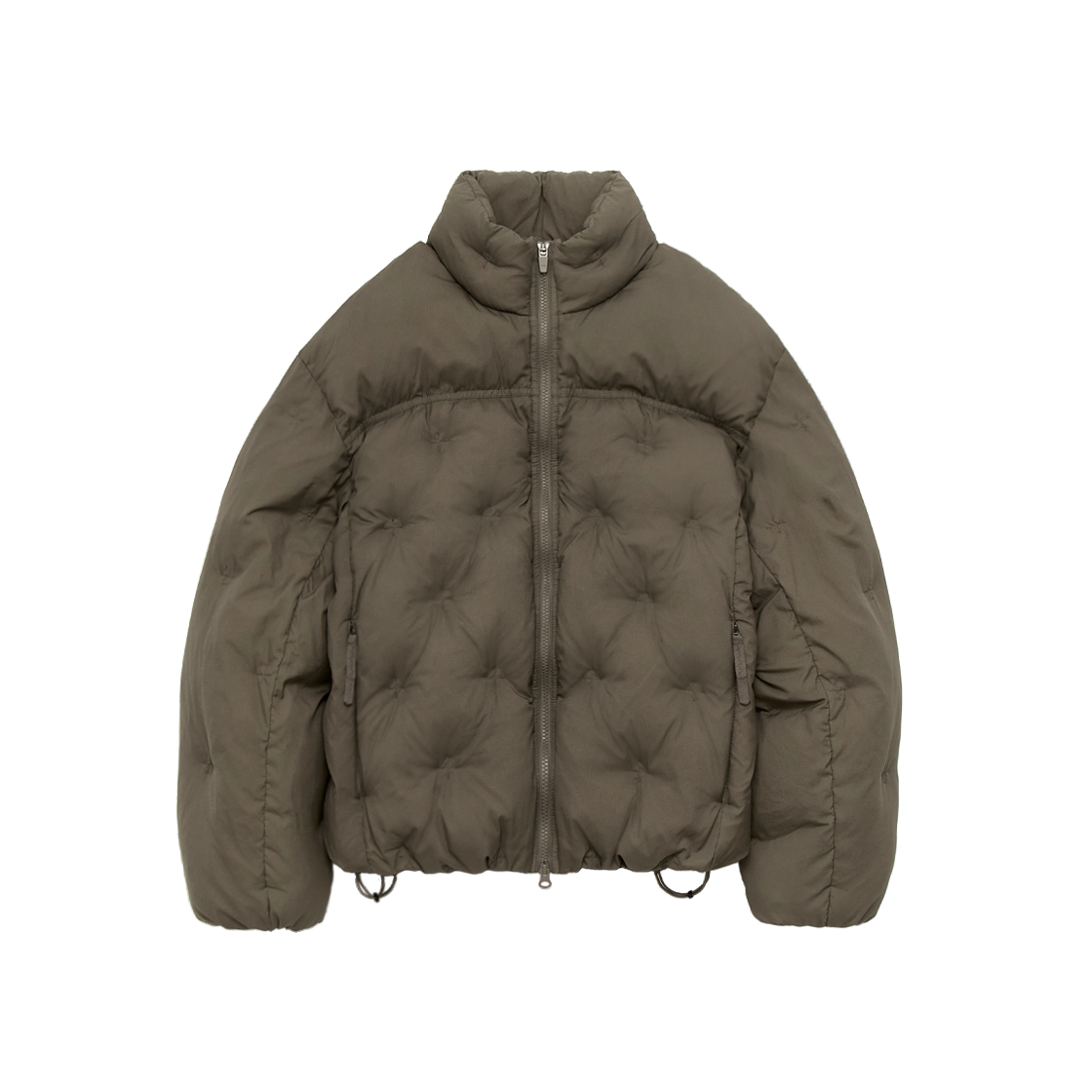 PL5YDW1050Q5 Polyteru Embo Down Puffer Jacket Mocha