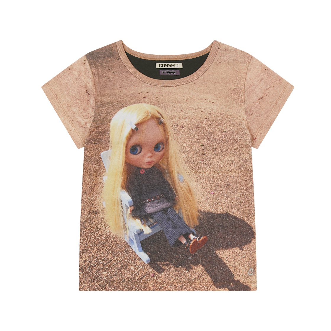 CY25FSTOTS082 COYSEIO X BLYTHE Scenic Graphic T-Shirt Ash Brown