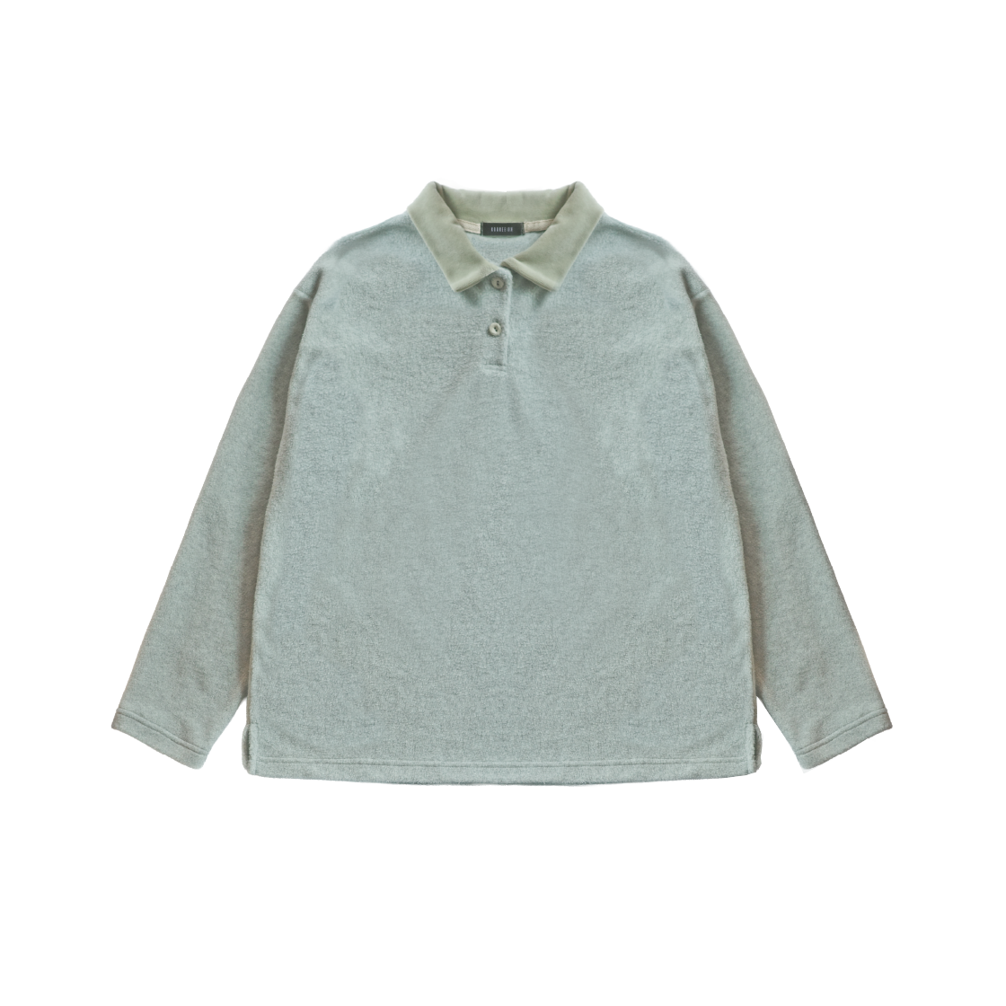 KS5CRTO002MI Kookeesee Fog Fleece Collar Tee mint