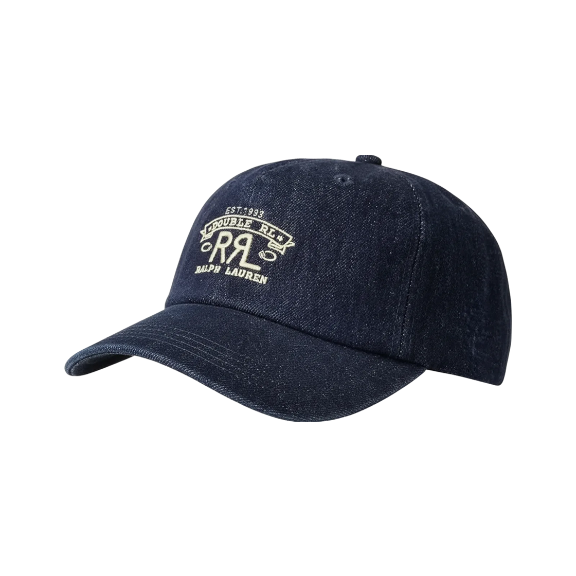 782959714001 Double RL Ranch Logo Twill Ball Cap Indigo