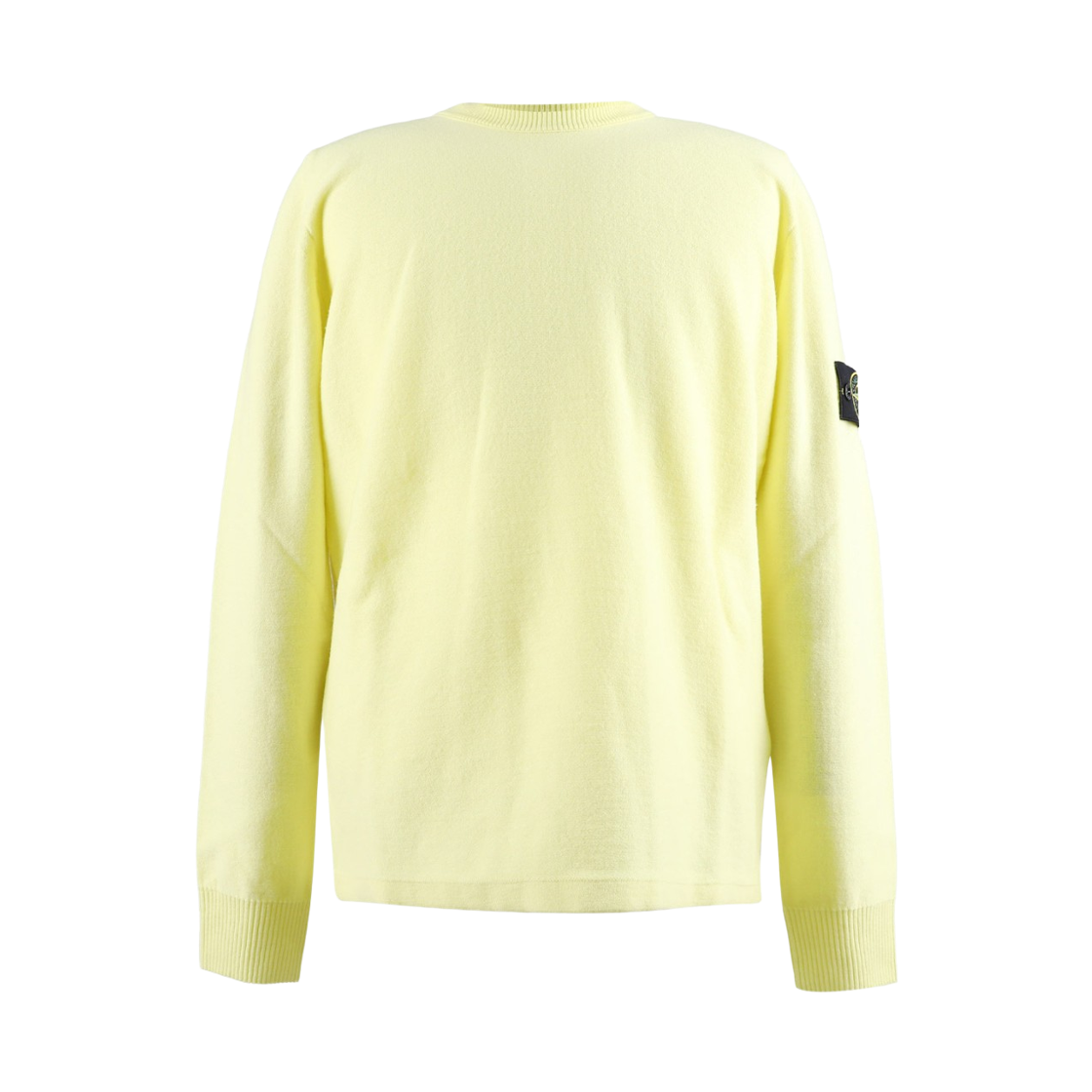 7715526A1-V0031 Stone Island 526A1 Stretch Wool Crewneck Knit Lemon - 22FW