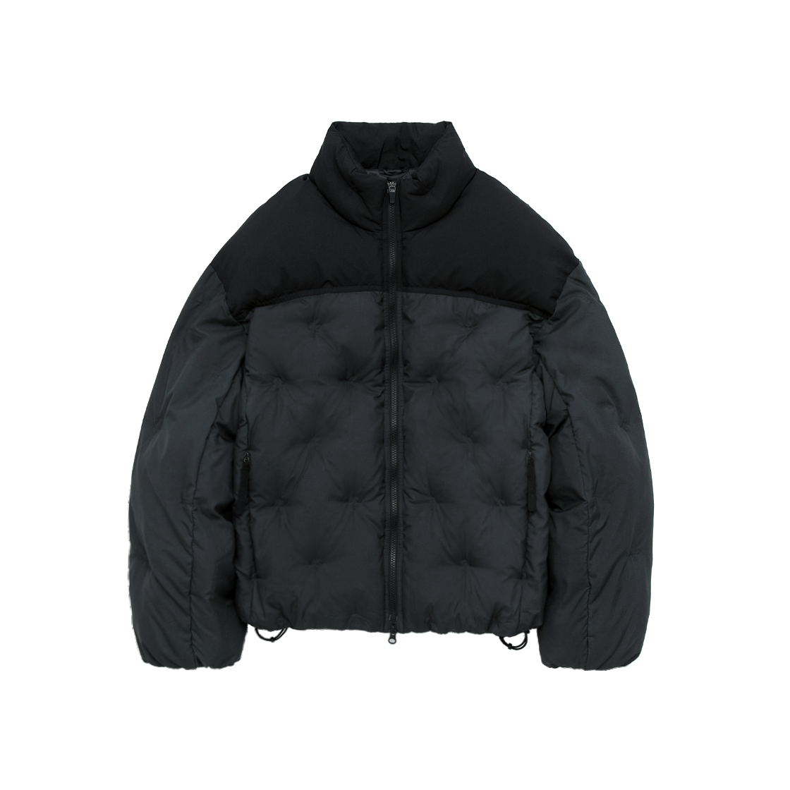 폴리테루 엠보 다운 푸퍼 자켓 차콜(Polyteru Embo Down Puffer Jacket Charcoal)