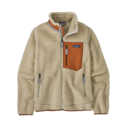 (W) Patagonia Classic Retro-X Jacket Dark Natural W Redtail Rust