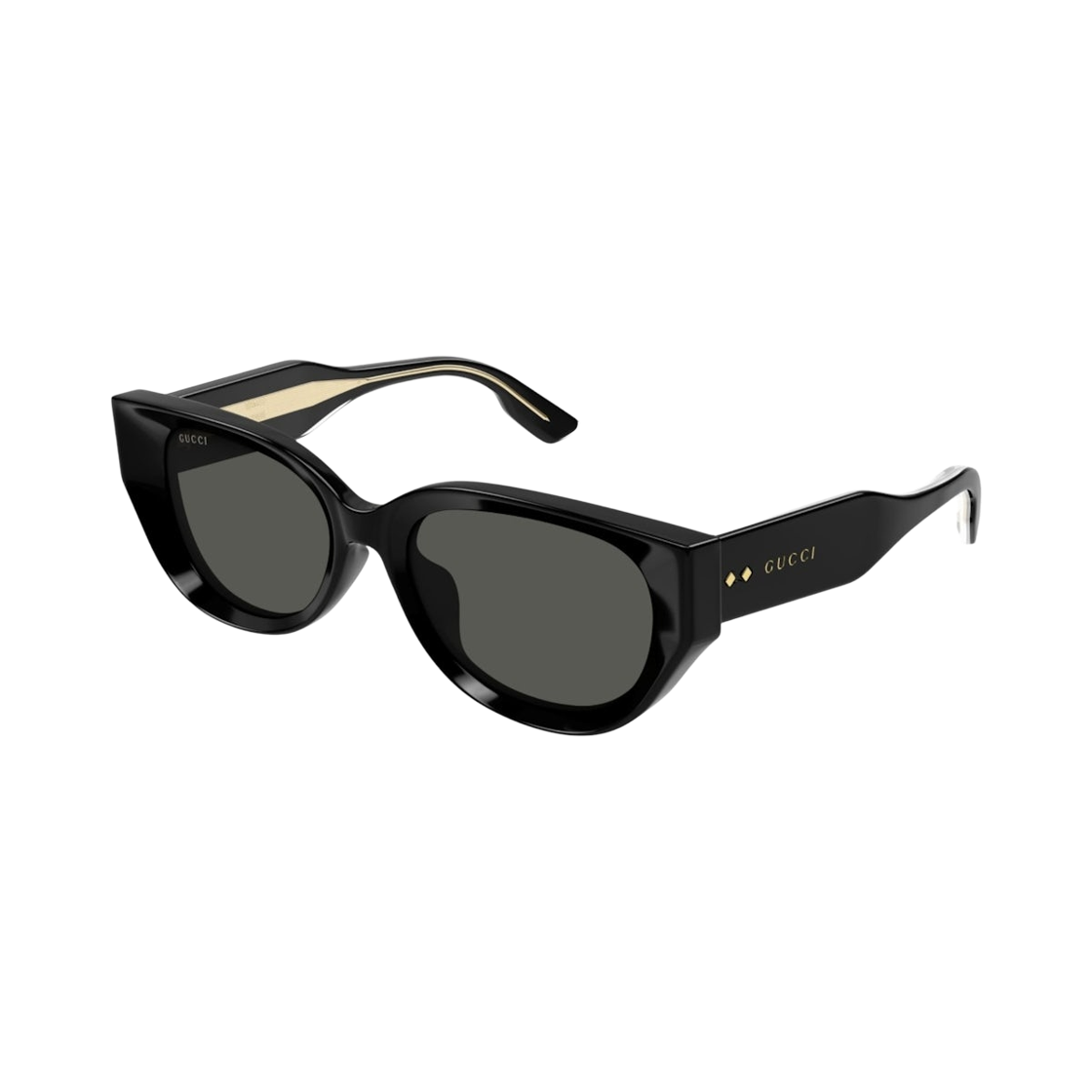 구찌 캣 아이 선글라스 블랙 그레이(Gucci Cat Eye Sunglasses Black Grey) - 2
