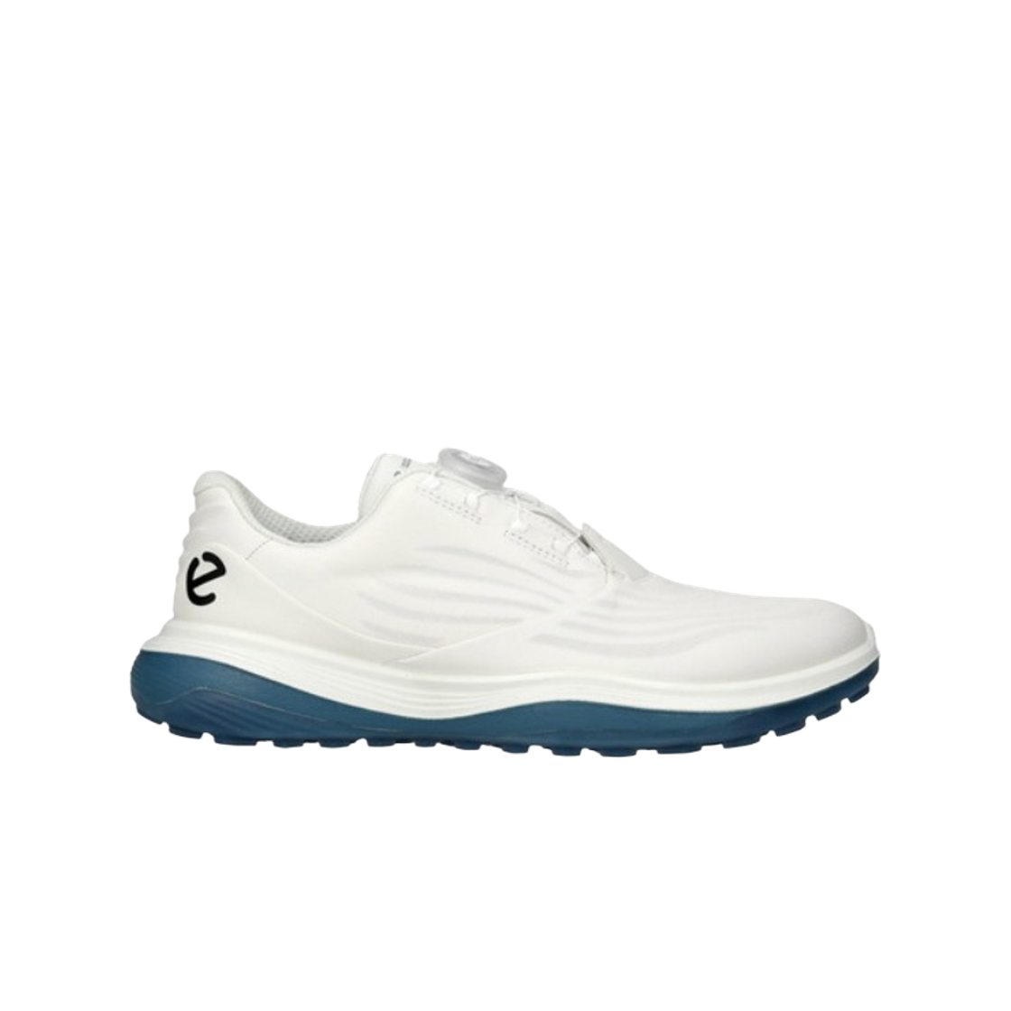 132274-61203 Ecco Golf LT1 Boa Leather Waterproof Shoes White