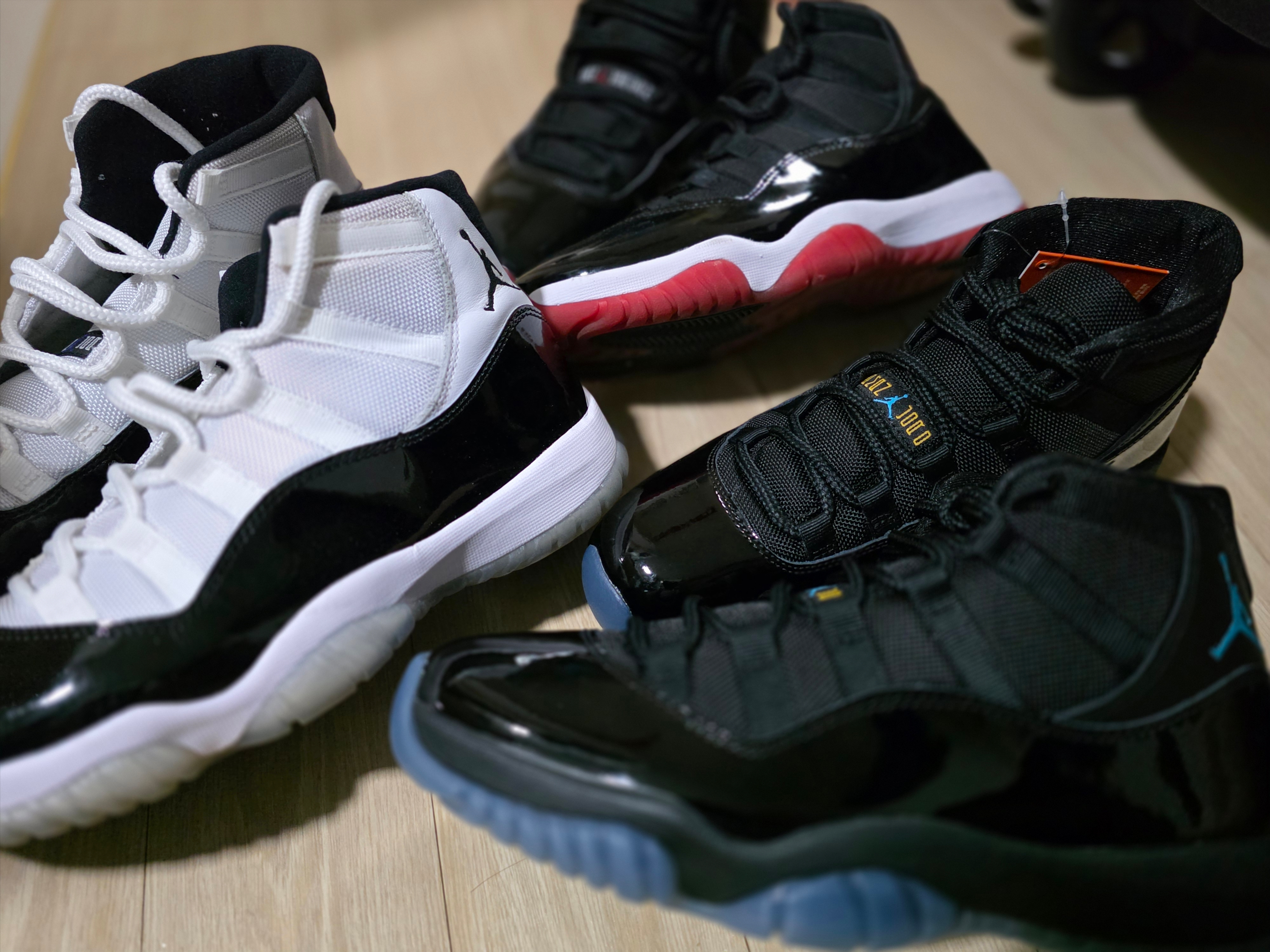 Jordan 11 Retro Gamma Blue, Jordan 11 Retro Concord 2018 착용 스타일