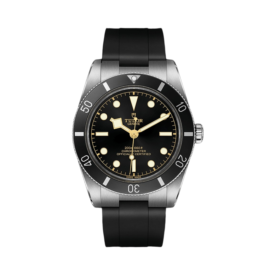 튜더 블랙 베이 54 37mm M79000N 블랙 러버 스트랩 블랙(Tudor Black Bay 54 37mm M79000N Black Rubber Strap Black)