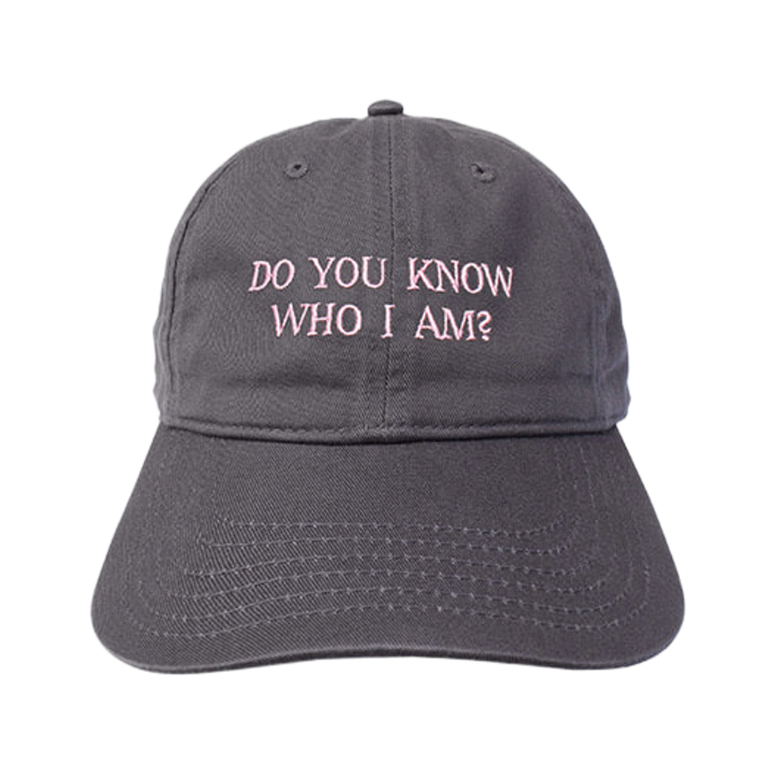 - IDEA Do You Know Who I Am Hat Charcoal