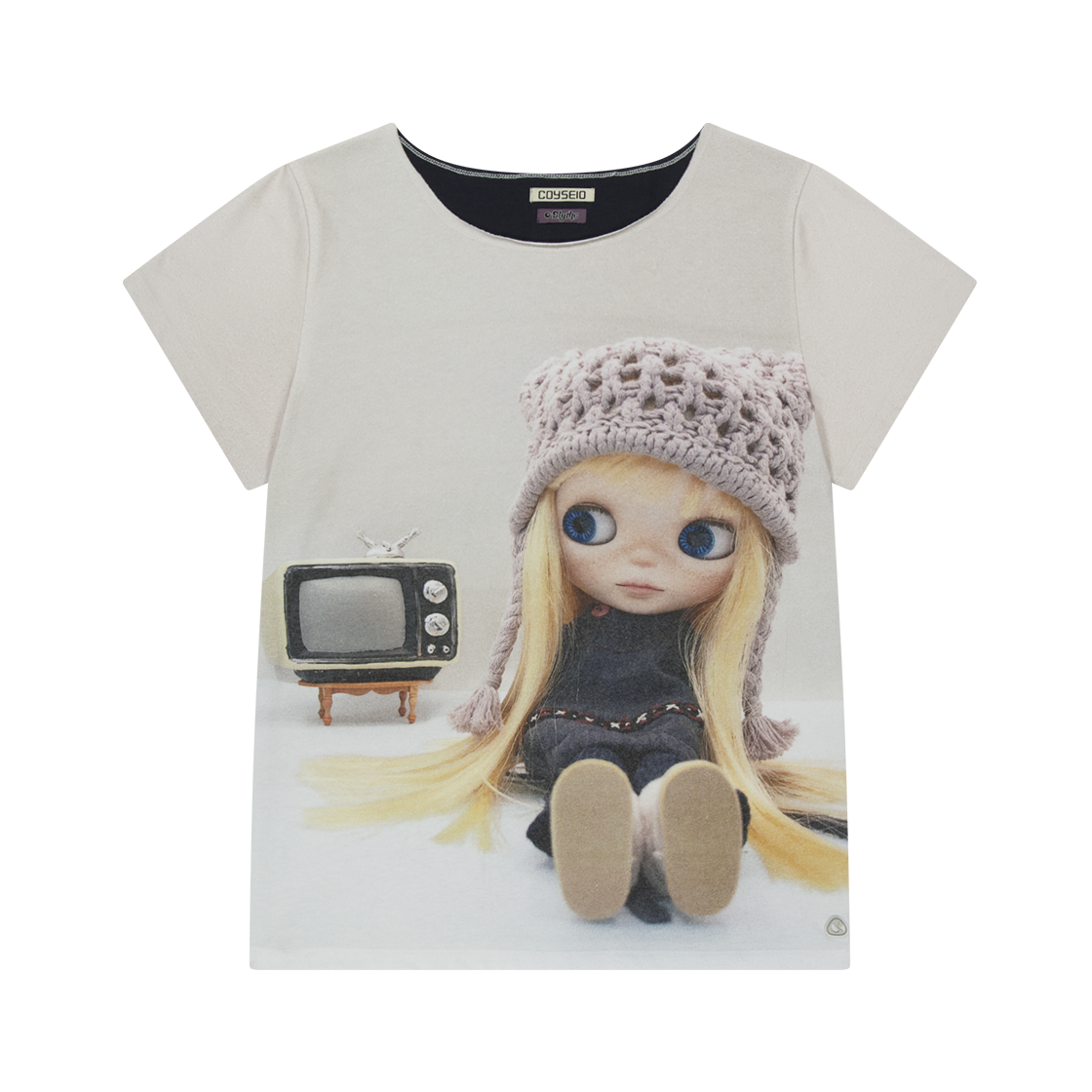 코이세이오 X 브라이스돌 원피스 차콜(COYSEIO X BLYTHE Graphic One Piece Charcoal)