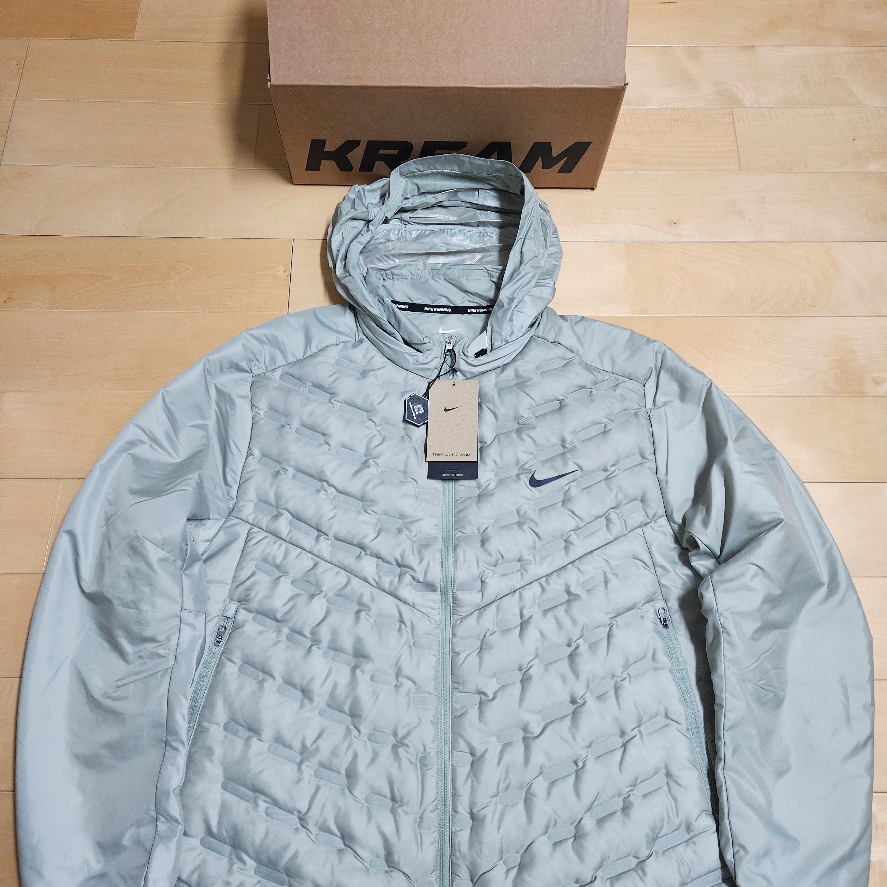 Nike Therma-Fit ADV Aeroloft Repel Down Running Jacket Jade Horizon - Asia 착용 스타일 - 1