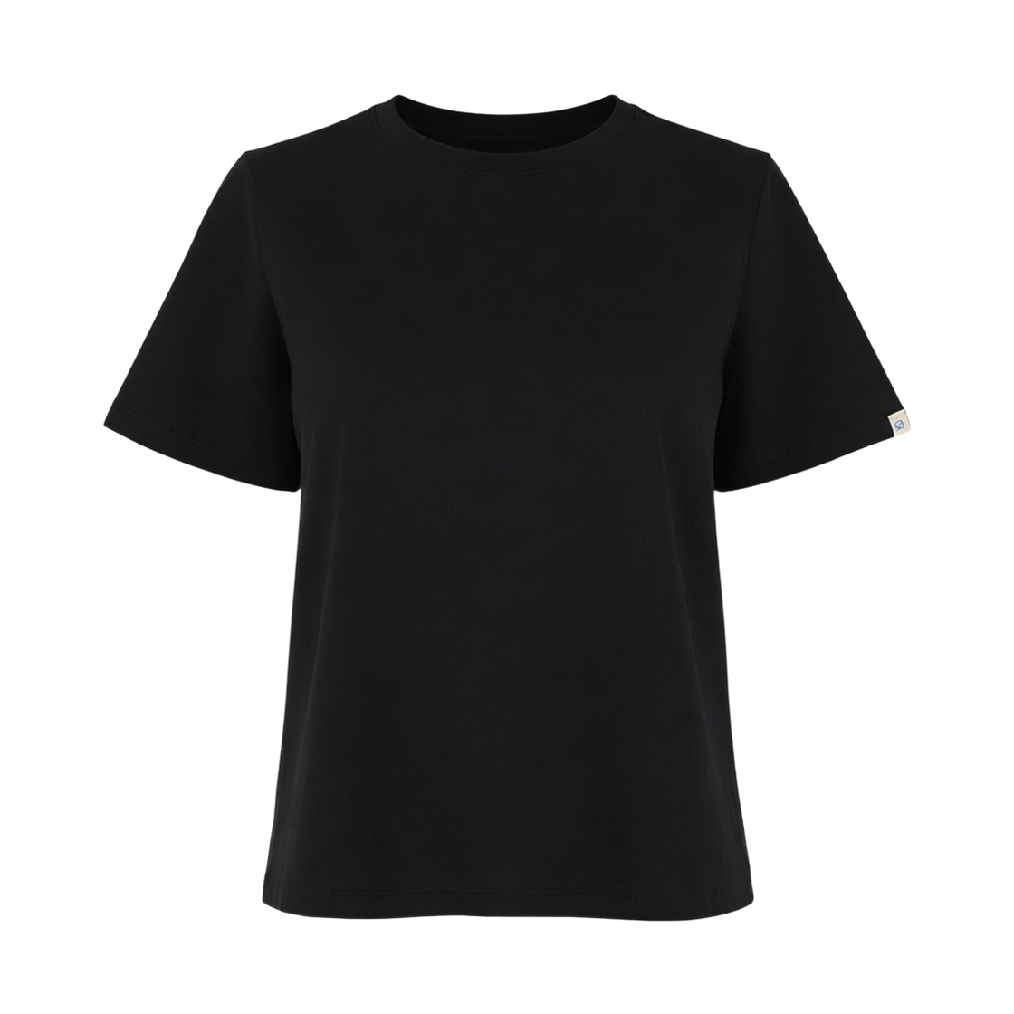 사유 베이직 텐션 반팔 티셔츠 블랙(sayuu Basic Stretch Short-Sleeve T-Shirt Black) - 1