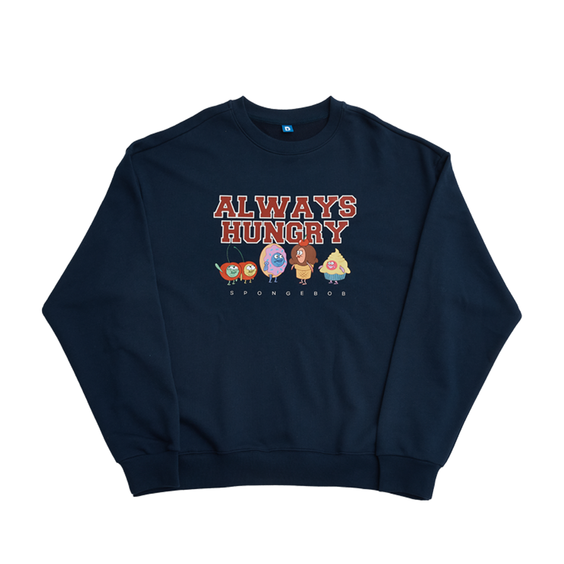 DN25WSS0800 DANCOMMA x SpongeBob SquarePants Food Costumed Residents Sweatshirt