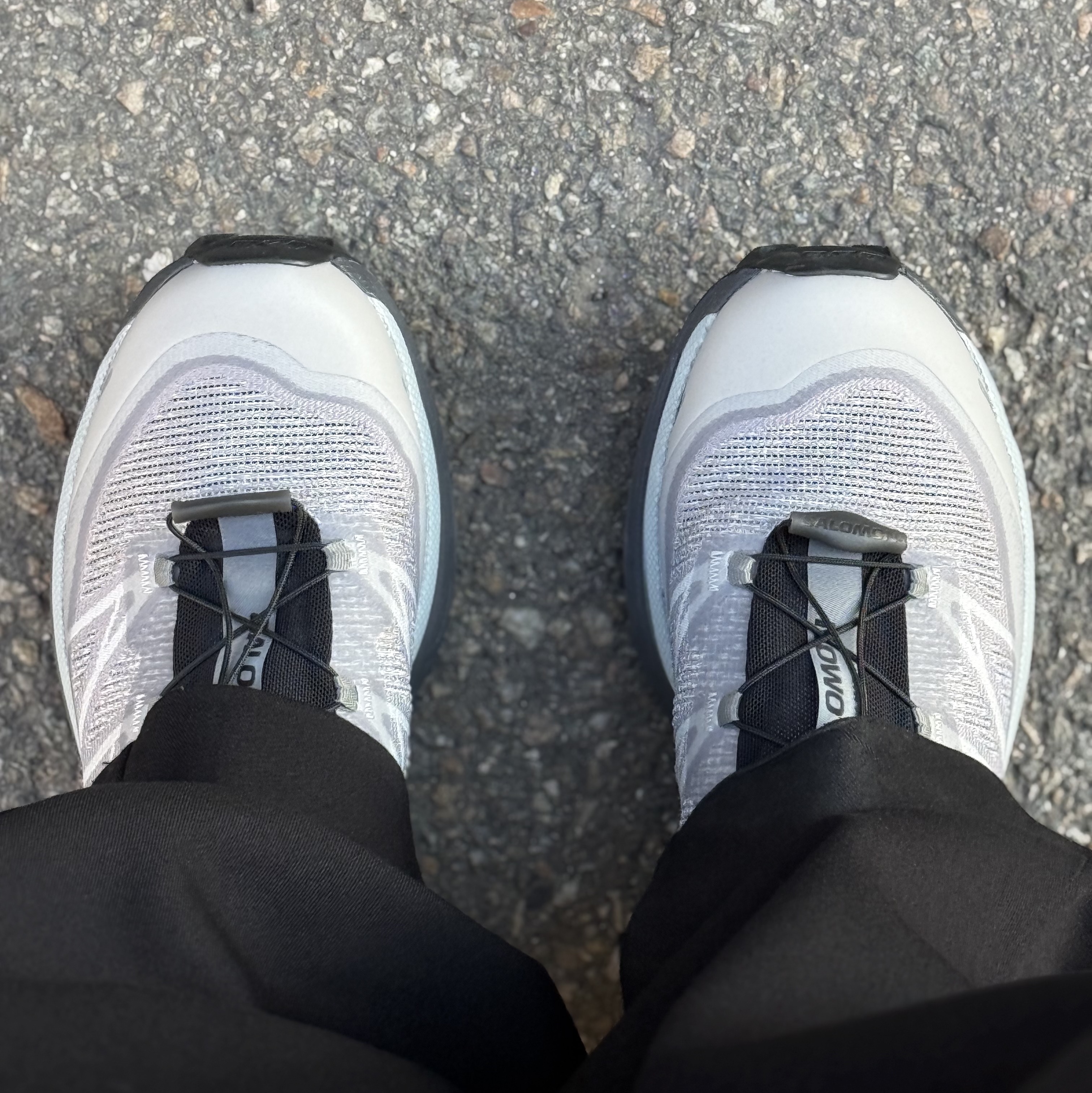 Salomon XT-6 Shadow Gull Grey Violet 착용 스타일 - 1