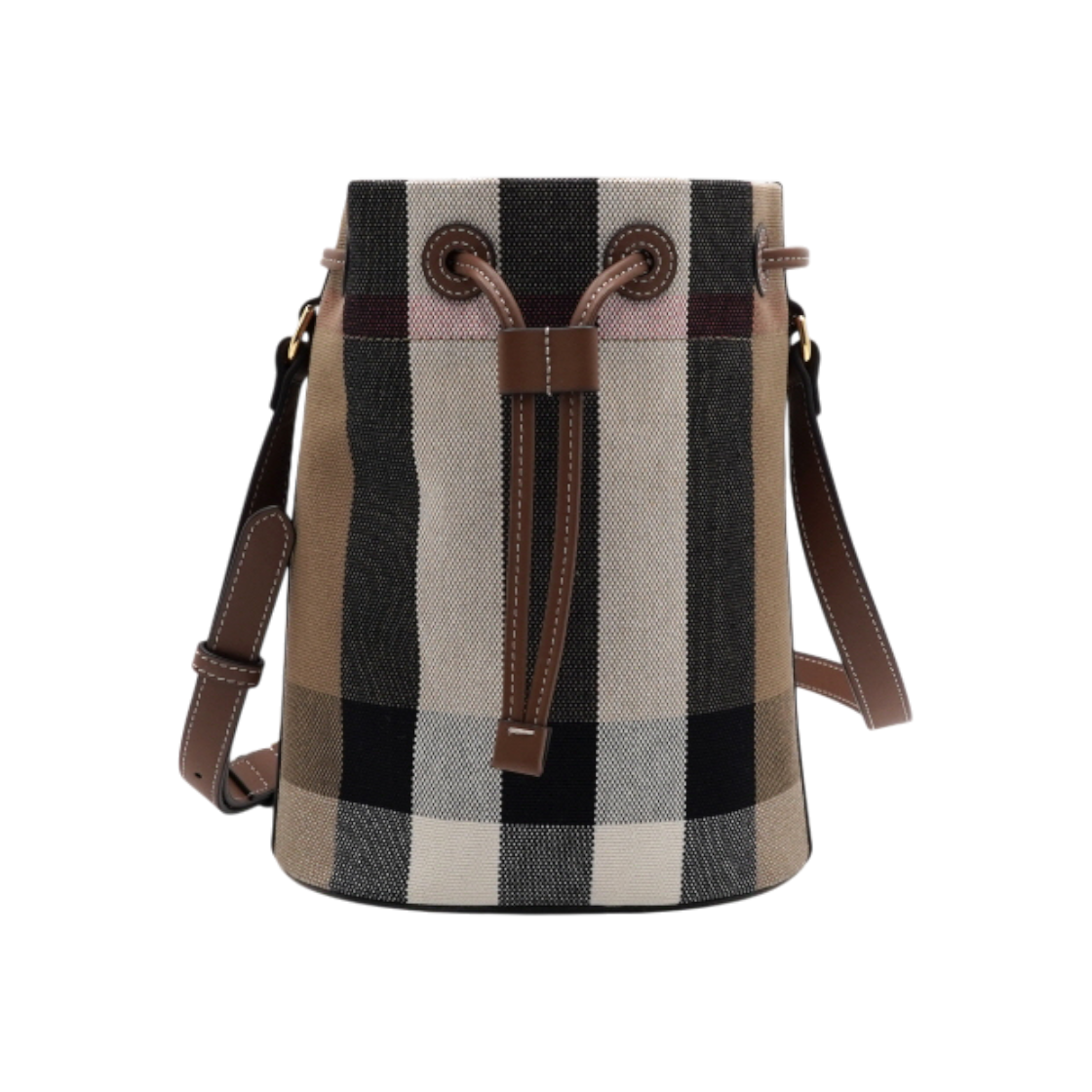 버버리 8084045 브라운 체크 캔버스 스몰 버킷 숄더백 겸 크로스백aa58885(Burberry Brown Check Canvas Small Bucket Shoulder Bag/Crossbody)