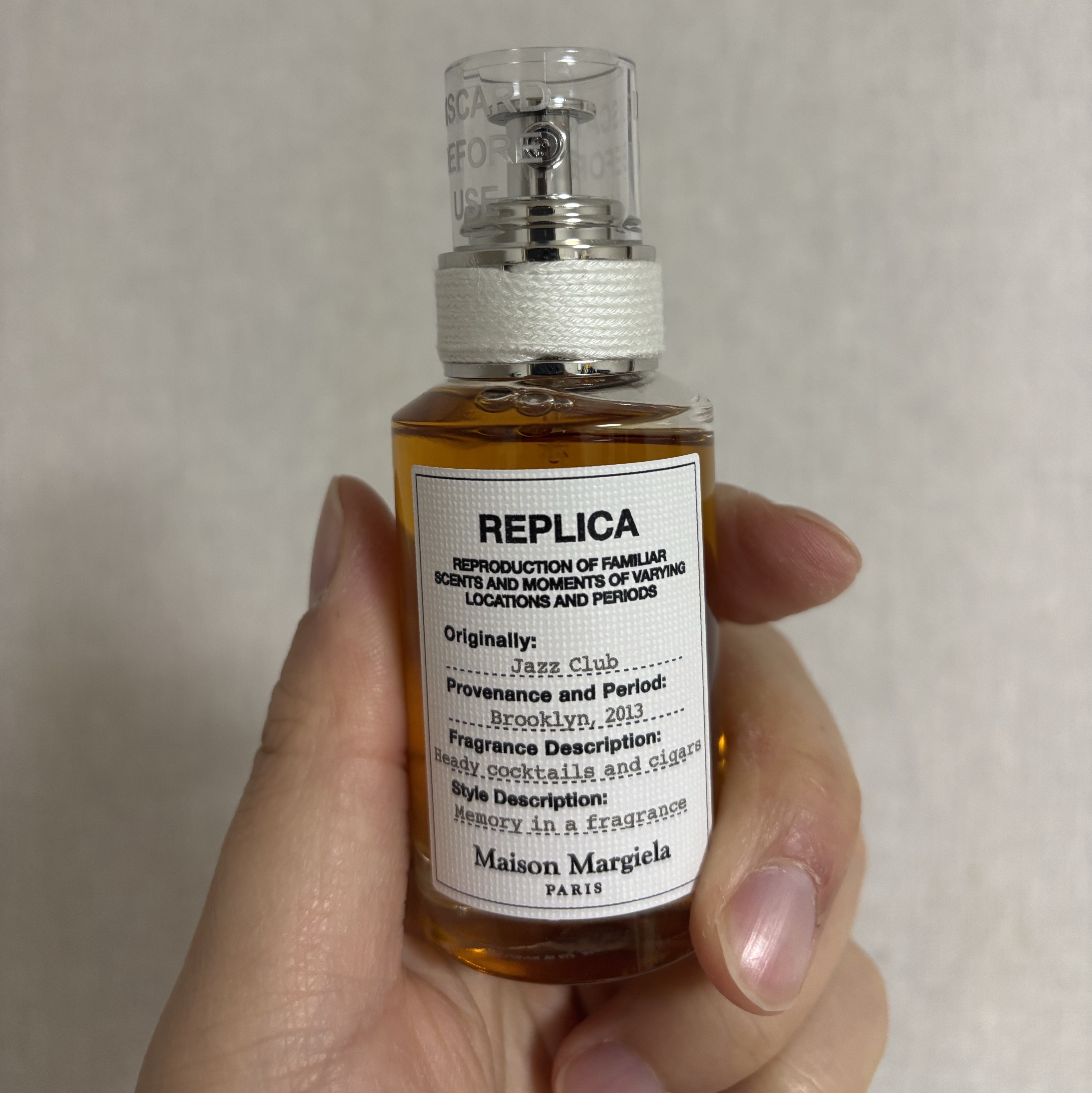 Maison Margiela Replica Jazz Club Eau De Toilette 30ml 착용 스타일