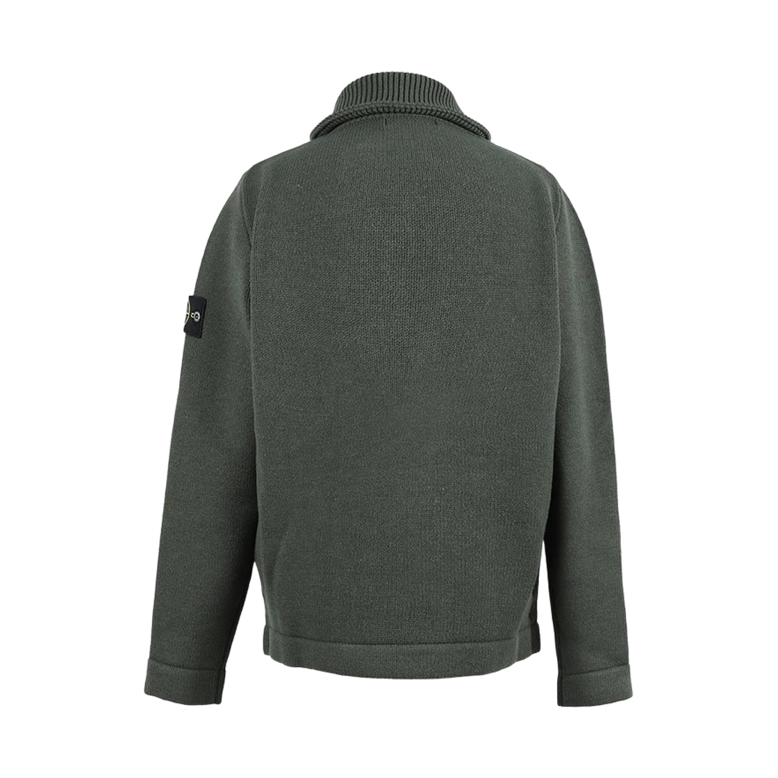 스톤 아일랜드 520A1 울 블렌드 시그니쳐 코트 올리브 그린 - 22FW(Stone Island 520A1 Wool Blend Signature Coat Olive Green - 22FW) - 2