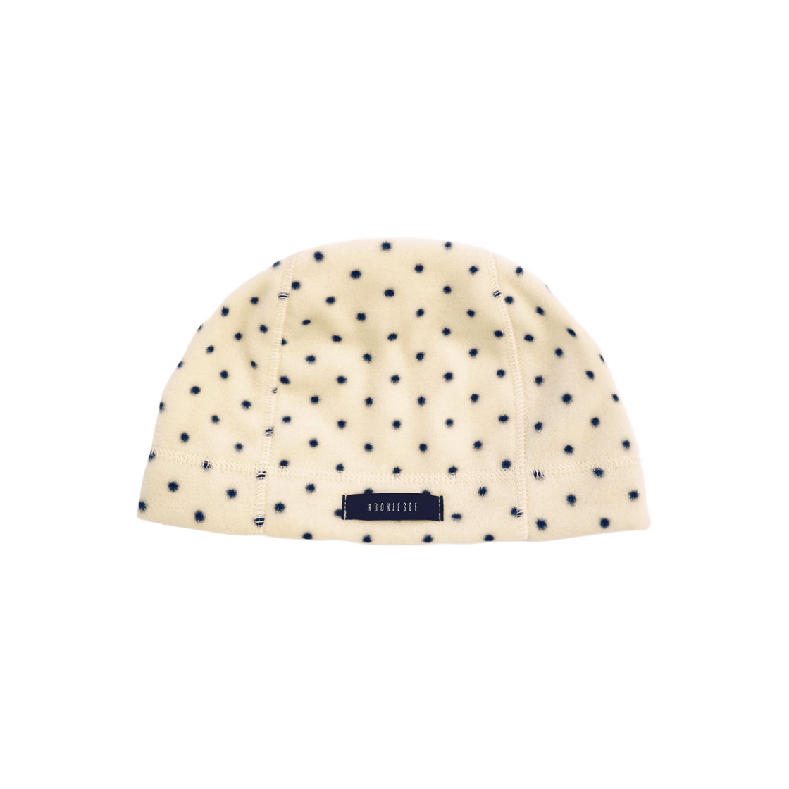 KS5CABE003MCR Kookeesee Mini Dot Fleece Beanie cream