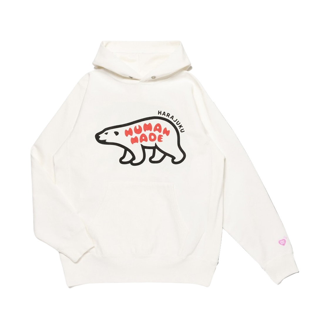 휴먼 메이드 애니멀 후드 폴라 베어 화이트 - 하라주쿠 스토어 한정(Human Made Animal Hoodie Polar Bear White - Harajuku Store Exclusive) - 1