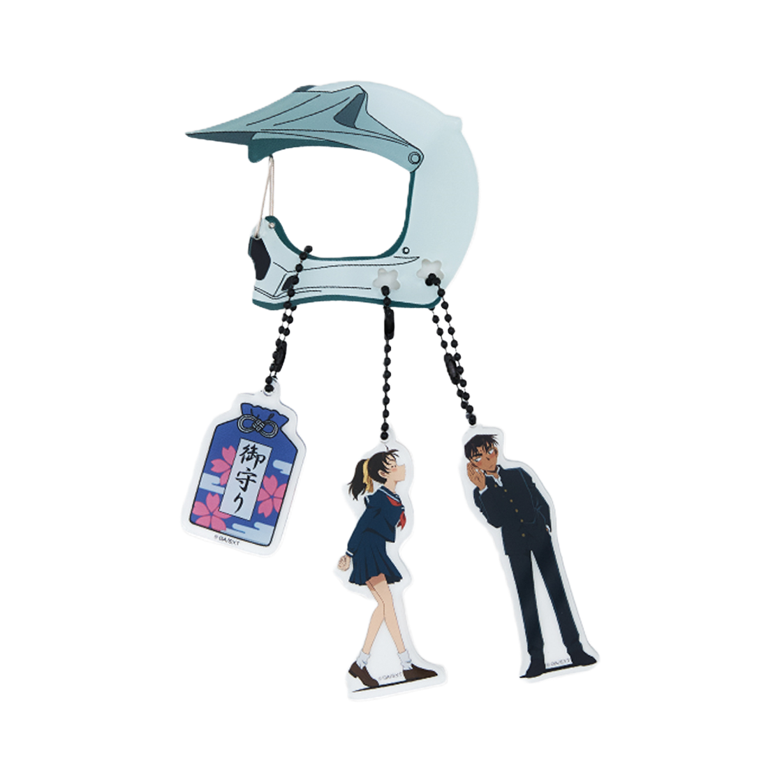 댄꼼마 x 명탐정 코난 하인성 카라비너 키링(DANCOMMA × Detective Conan Heiji Hattori Carabiner Keyring)