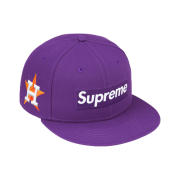 Supreme x MLB Teams Box Logo New Era Purple - Houston Astros - 25FW