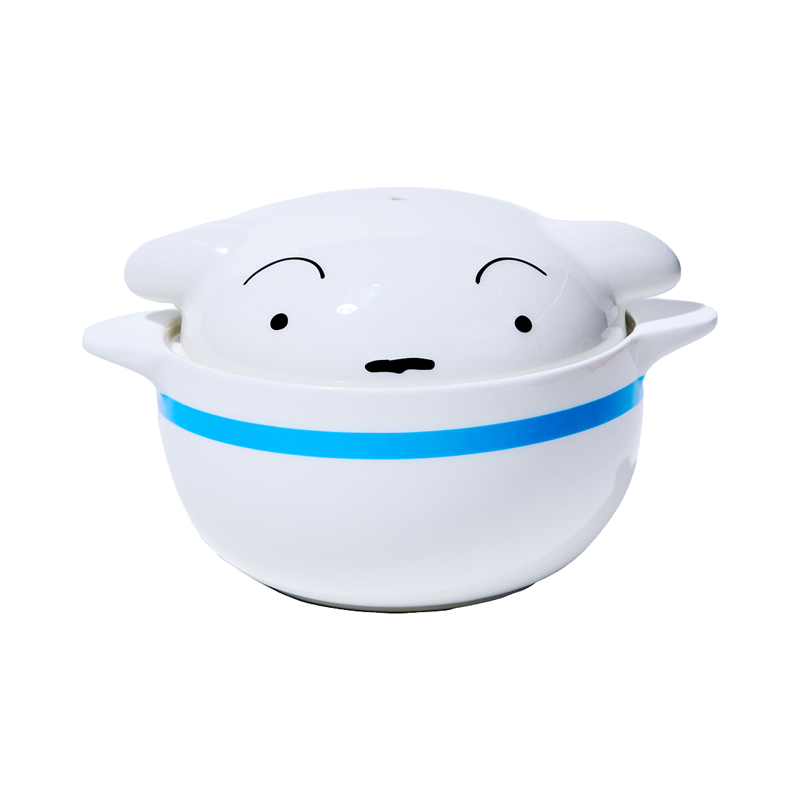 댄꼼마 x 짱구 흰둥이 미니그릇 화이트 600ml(DANCOMMA x Crayon Shin Chan Shiro Mini Bowl White 600ml)