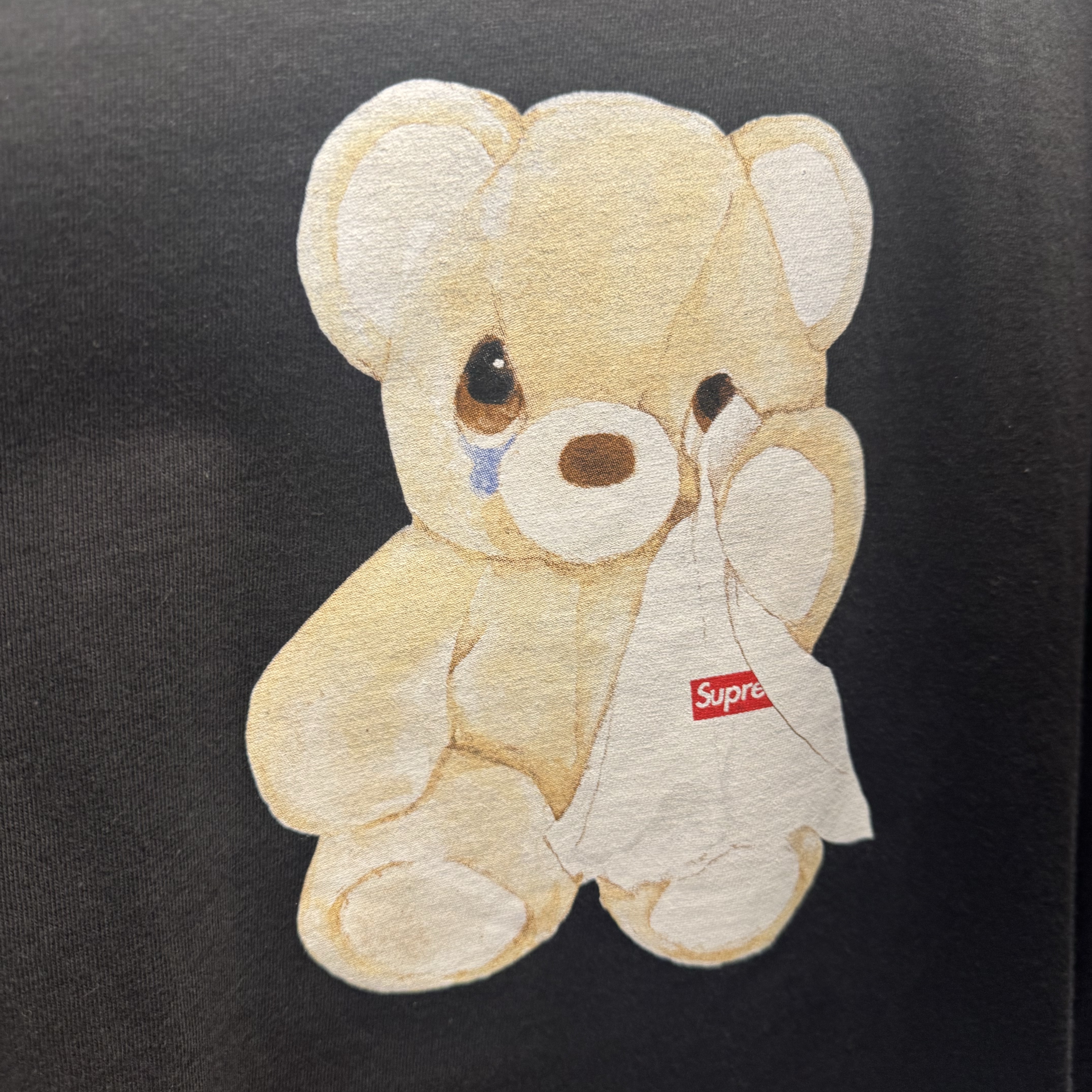 Supreme Bear T-Shirt Black - 25SS 착용 스타일