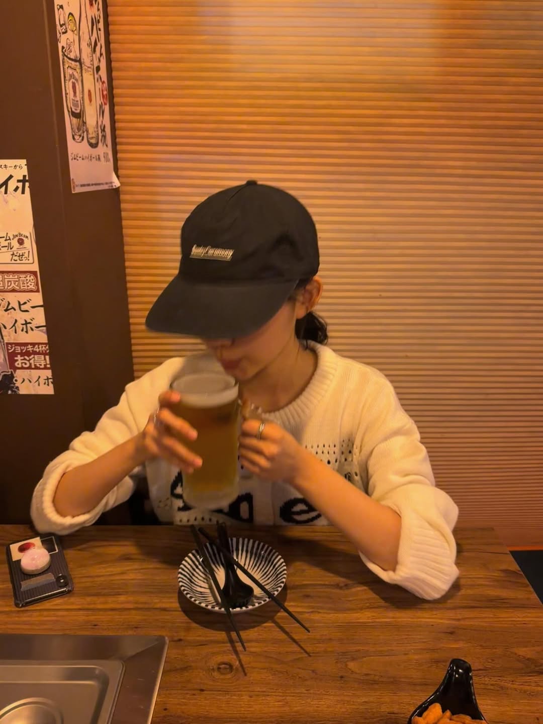 Sunday Ceremony Sunday Logo 5 Panel Cotton Cap - Black 착용 스타일 - 1